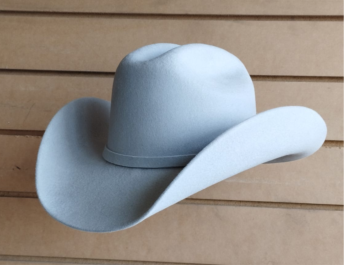 Texana de Lana Gris Americana Baja Falda Grande