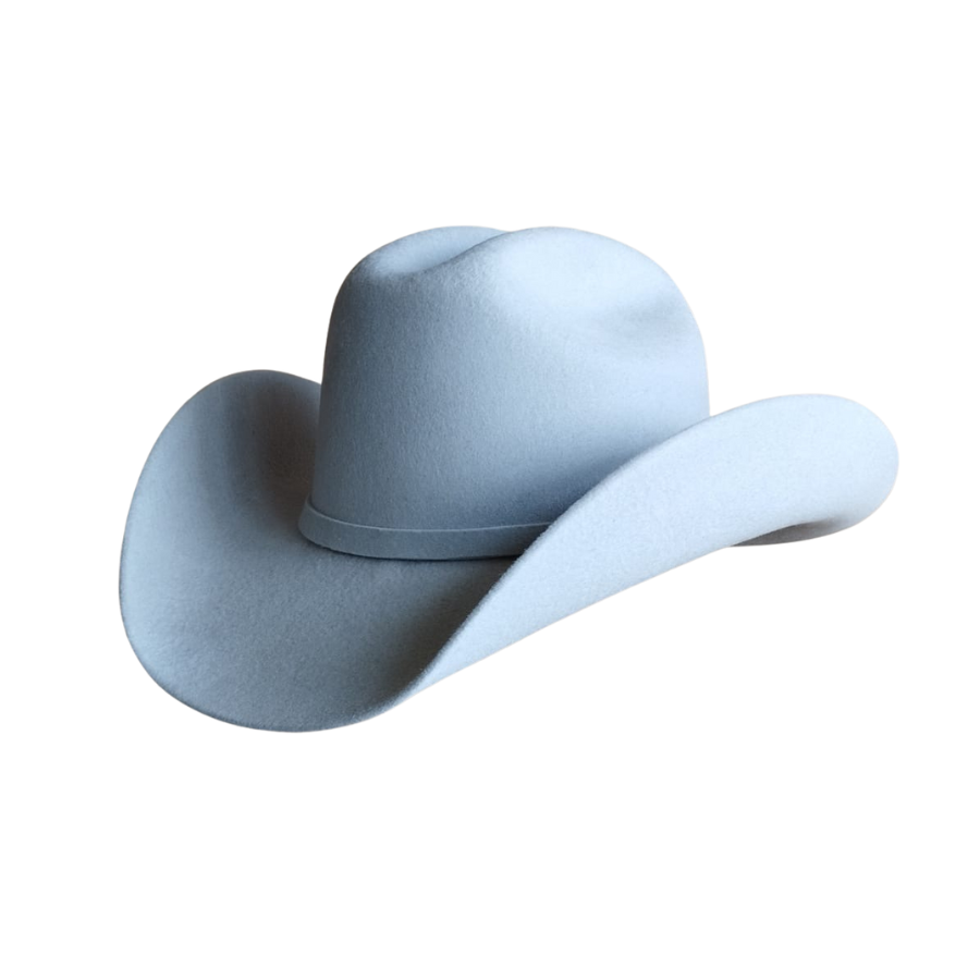 Texana de Lana Gris Americana Baja Falda Grande