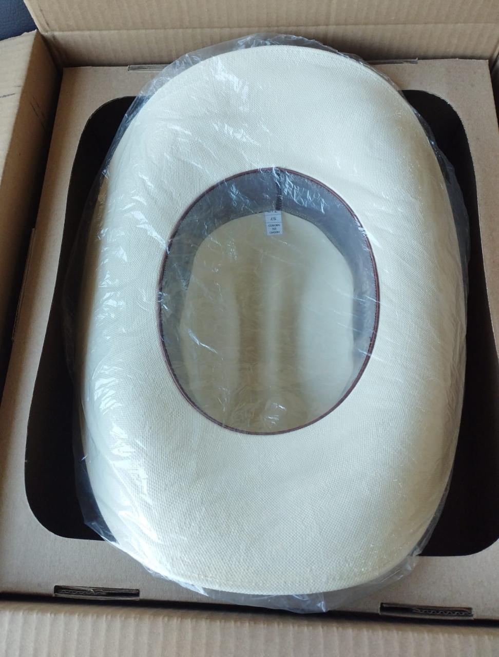 El #1 - Sombrero 1000X - Palma Fina - Americana Baja - Falda Grande