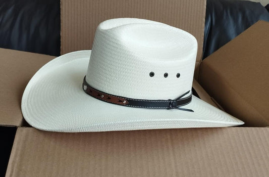 Sombrero Caudillo Especial - Calidad 100X, Copa Baja Americana, Falda Grande Refaldeada