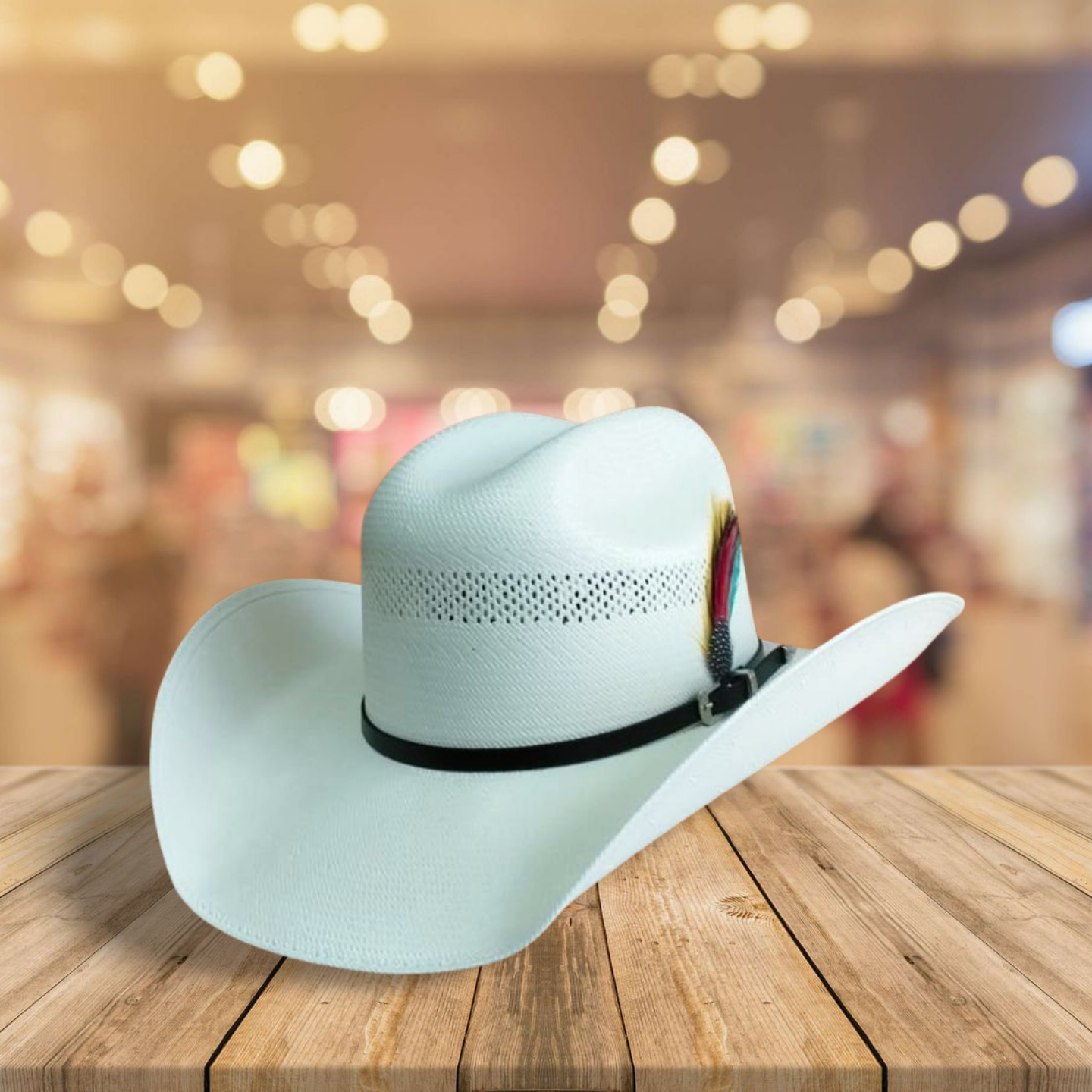 Sombrero Rancher | 100X | Copa Baja Falda Grande