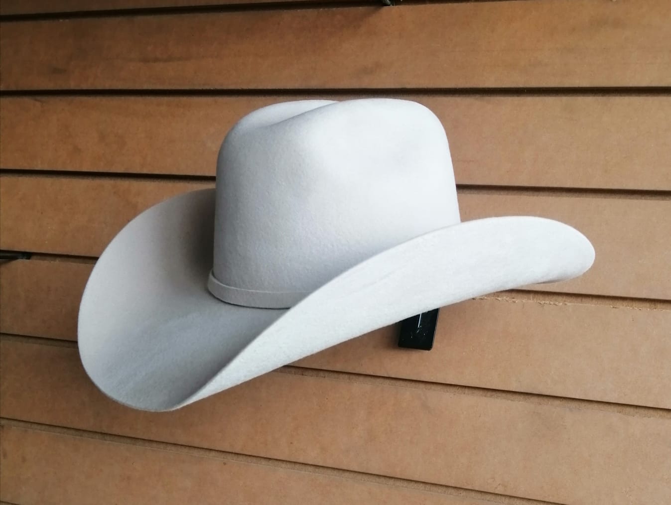 San Angel - Texana Fina Lana Copa Baja Falda Grande Gris BKS