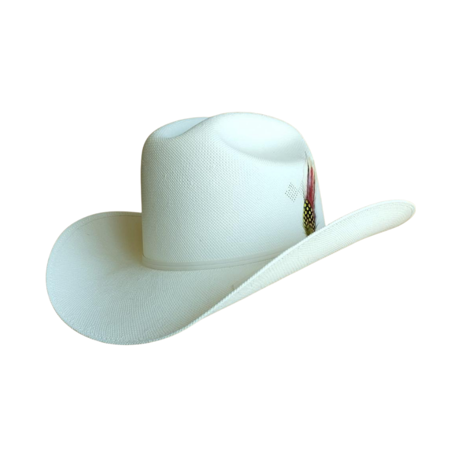 El #1 - Sombrero 1000X - Palma Fina - Americana Baja - Falda Grande