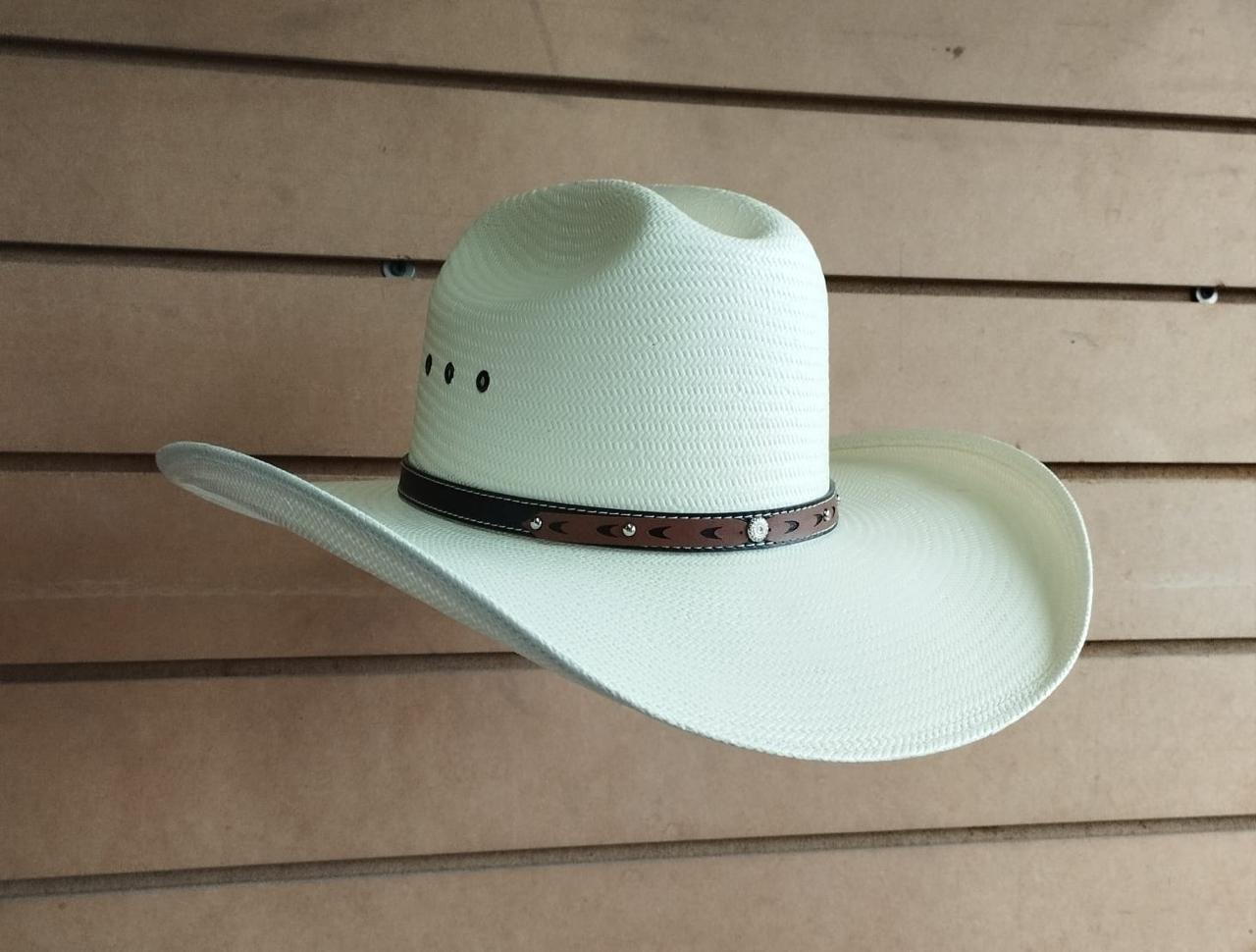 Sombrero Caudillo Especial - Calidad 100X, Copa Baja Americana, Falda Grande Refaldeada