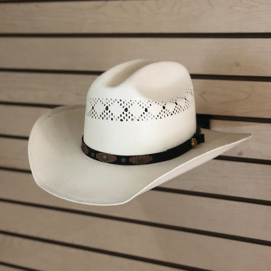 sombrero vaquero de palma 20x randado